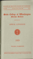 College catalog, 1929
