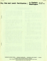 Dry pea and lentil fertilization in eastern Washington