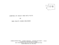 Control of insects and mite pests of tree fruits: Home orchard