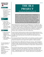 The IR-4 Project-Interregional Research Project No. 4