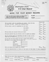 Money for your money record