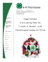4-H Horizons, December 2014