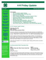 4-H Friday Update, May 12, 2017