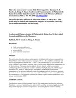 Synthesis and characterization of phthalonitrile resins from ortho-linked aromatic and heterocyclic monomers