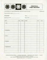 Tropical fish record