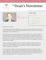 Dean's Newsletter, May 2014