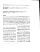 Interaction of fungal sporocarp production with small mammal abundance and diet in Douglas-fir stands of the southern Cascade range