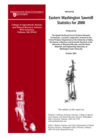 Eastern Washington sawmill statistics for 2000