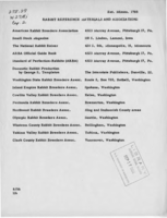 Rabbit reference materials and associations