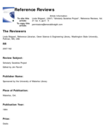 Scholarly Societies Project [review]