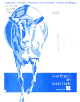 Goat project: 4-H leader guide