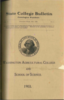 College catalog, 1903