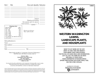 Western Washington Lawns, Landscape Plants and Houseplants Publication List