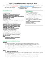 Lewis County 4-H E-Newsblast, February 2017