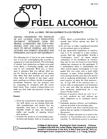 Fuel alcohol: Tips on equipment sales contracts