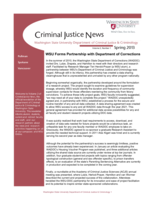Criminal Justice News, Spring 2013