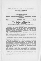 The culture of carrots