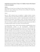 Morphological and oxygen barrier changes of two multilayer polymeric films subjected to microwave sterilization
