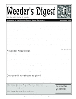 Weeder's Digest, November 2004