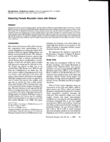 Detecting Female Mountain Lions with Kittens