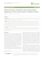 Rational design of polymer-based absorbents: application to the fermentation inhibitor furfural