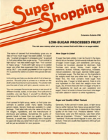 Low-sugar processed fruit