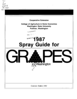 1987 spray guide for grapes in Washington