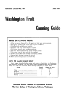 Washington fruit canning guide