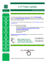 4-H Friday Update, June 22, 2012