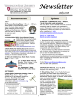 Walla Walla County Extension Newsletter, July 2018