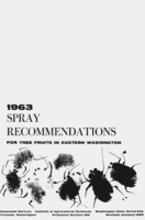 1963 Spray recommendations for tree fruits in eastern Washington