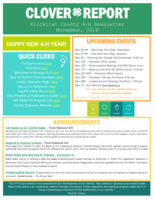 Klickitat Clover Report, November 2018