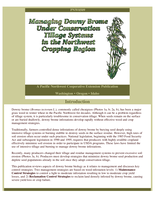 Managing Downy Brome Under Conservation Tillage Systems in the Inland Northwest Cropping Region