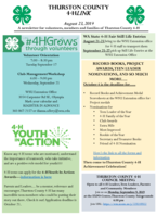 Thurston County 4-H LINK, August 23, 2019