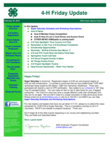 4-H Friday Update, February 23, 2018