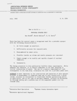 How to build a portable sprayer unit