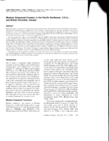 Meadow Knapweed Invasion in the Pacific Northwest, U.S.A., and British Columbia, Canada