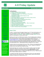 4-H Friday Update, August 10, 2018