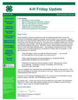 4-H Friday Update, January 27, 2017