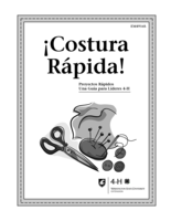 Costura rápida!: Projectos rápidos : una guía para líderes 4-H