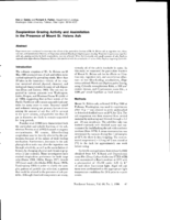 Zooplankton Grazing Activity and Assimilation in the Presence of Mount St. Helens Ash