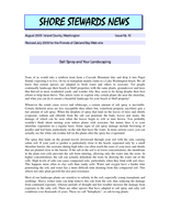 Shore Stewards News, August 2005