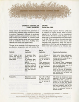 Chemical control of tansy ragwort