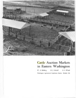 Cattle auction markets in eastern Washington
