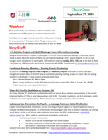 CloverGram, September 27, 2018