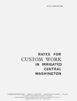 Rates for custom work in irrigated central Washington