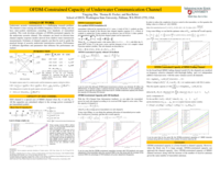 OFDM-constrained capacity of underwater communication channel