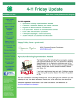 4-H Friday Update, November 16, 2018