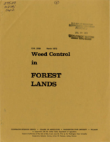 Weed control in forest lands
