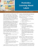 Pesticides: Learning about labels